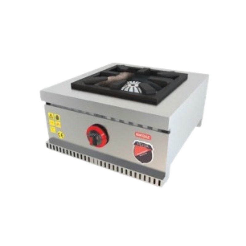 Işıkgaz Silverinox MD-1D 1 Gözlü Doğalgazlı Set Üstü Midi Ocak